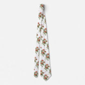  bloemen Floral Red Rose of Love van Redoute Stropdas (Achterkant)
