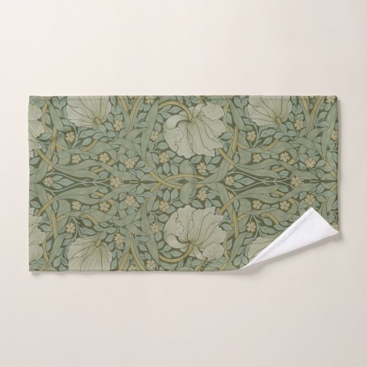  bloemen Floral William Morris Pimpernel Bad Handdoek (Handdoek)