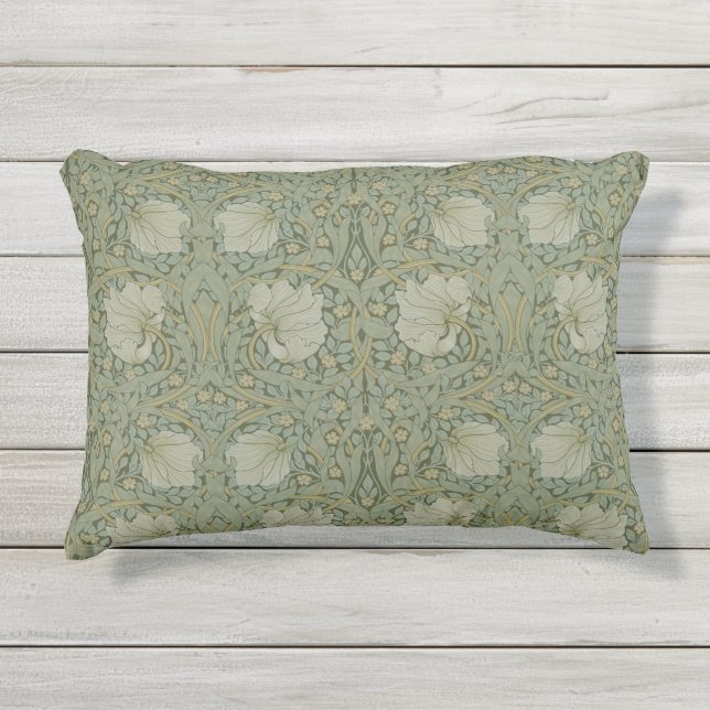  bloemen Floral William Morris Pimpernel Buitenkussen (Voorkant)