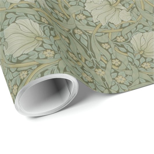  bloemen Floral William Morris Pimpernel Cadeaupapier (Rol Hoek)