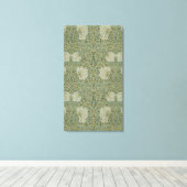  bloemen Floral William Morris Pimpernel Canvas Afdruk (Insitu (Houten vloer))