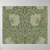  bloemen Floral William Morris Pimpernel Poster (Voorkant)