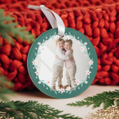 Bloemen Foliage Crest Elegante Groene Foto's Keeps Ornament