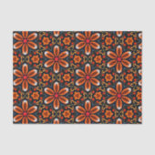 Bloemen Folk Art Motieven Patroon Decoupage Scrapb Tissuepapier (Voorkant)