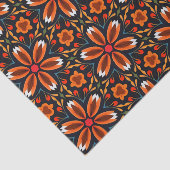 Bloemen Folk Art Motieven Patroon Decoupage Scrapb Tissuepapier (Detail)