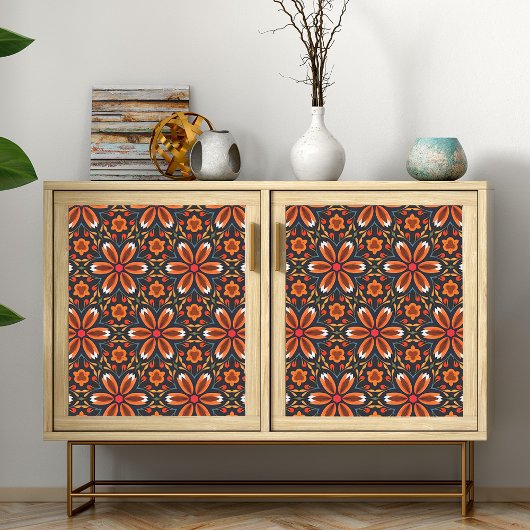 Bloemen Folk Art Motieven Patroon Decoupage Scrapb Tissuepapier