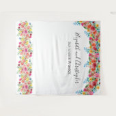 Bloemen Foto Achtergrond Foto rekwisiet Trouw Brui Wandkleed (Voorkant (horizontaal))