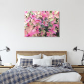 Bloemen foto canvas afdruk (Insitu (Slaapkamer))