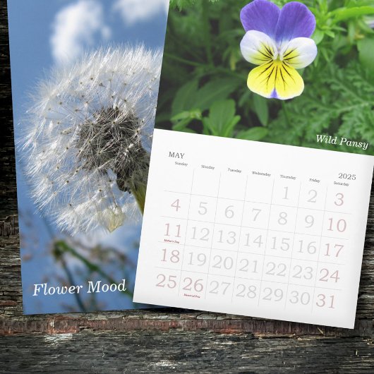 Bloemen foto kalender