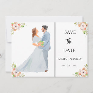 Bloemen foto veranderlijk save the date