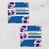 Bloemen Foto Vierkant Visitekaartje (Voorkant / Achterkant)