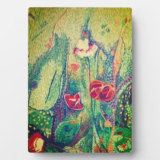 Bloemen Fotoplaat (voorkant)