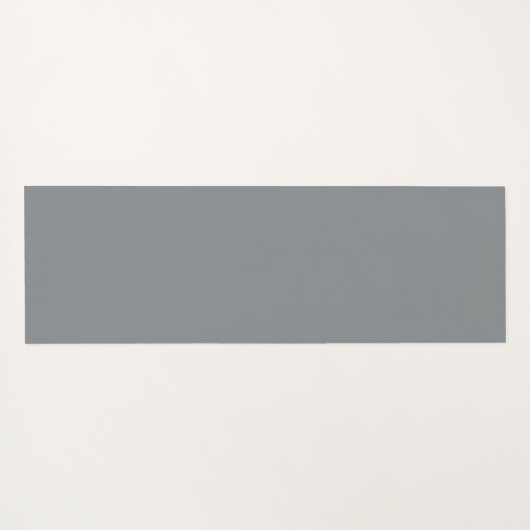 Bloemen Fractal Modern Abstract Bloemblauw Grijs Yogamat (Achterkant (horizontaal))