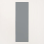 Bloemen Fractal Modern Abstract Bloemblauw Grijs Yogamat (Achterkant)