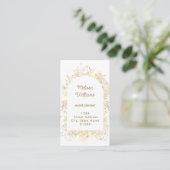 bloemen frame visitekaartje (Staand voorkant)