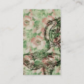 bloemen Franse voorzitter Visitekaartje (Achterkant)