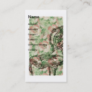 bloemen Franse voorzitter Visitekaartje