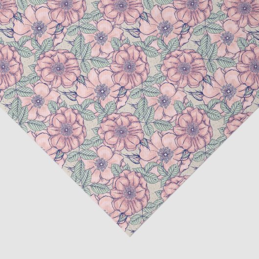 Bloemen - Frida Tissuepapier (Detail)