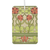 Bloemen Friezen Grens in Art Nouveau Stijl Luchtverfrisser (Voorkant)