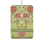 Bloemen Friezen Grens in Art Nouveau Stijl Luchtverfrisser (Achterkant)