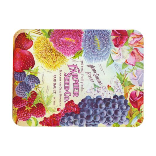  Bloemen & Fruit Magneet (Horizontaal)