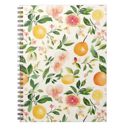 Bloemen & Fruit Notitieboek (Voorkant)