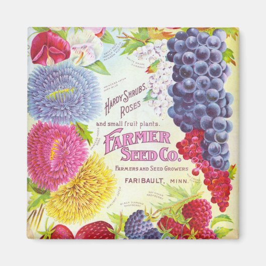  Bloemen & Fruitmagneet Magneet (Voorkant)
