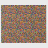 bloemen full colour cadeaupapier (Vlak)