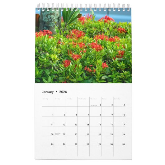 Bloemen Galore Kalender (Jan 2026)