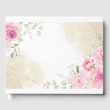 Bloemen gastboek