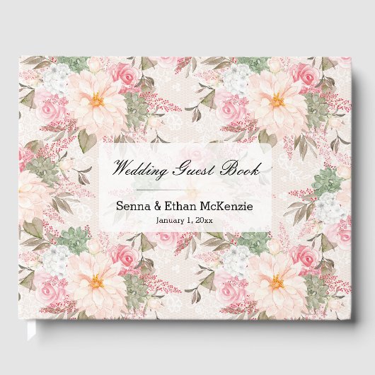 bloemen gastenboek (Voorkant)