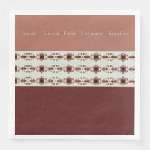 Bloemen geaccentueerd bruin