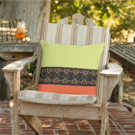 Bloemen geaccentueerde patio buitenkussen