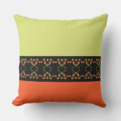 Bloemen geaccentueerde patio buitenkussen (Voorkant)