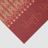 Bloemen geaccentueerde vakantie tissuepapier (Detail)