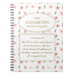 Bloemen Gebed Verzoeken Tijdschrift Notitieboek