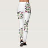Bloemen gedrukte Leggings (Achterkant)
