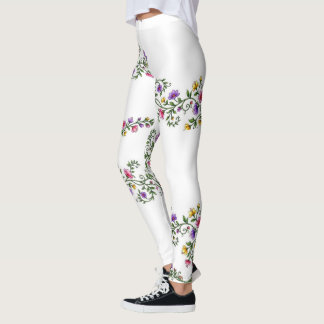 Bloemen gedrukte Leggings