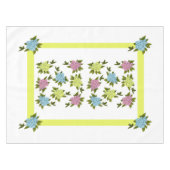 bloemen Geel 52 X 70 Tablecloth Tafelkleed (Voorkant (Horizontaal))