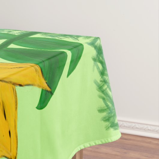  Bloemen Geel Blauw Paarse Tafeldoek Tafelkleed (Voorbeeld)