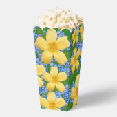 BLOEMEN GEEL EN BLAUW BEDANKDOOSJES (Popped)