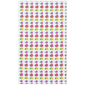 bloemen geel Paarse roze Tafelkleed (Voorkant)