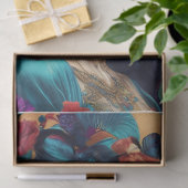 Bloemen gekroond ontkoppelpapier tissuepapier (Geschenk)