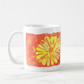 Bloemen - Gele Bloemen Koffiemok (Links)