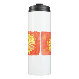 Bloemen - Gele Bloemen Thermosbeker