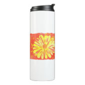 Bloemen - Gele Bloemen Thermosbeker (Gedraaid links)