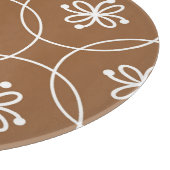 Bloemen geometrisch: kunstpatroon. snijplank (Hoek)