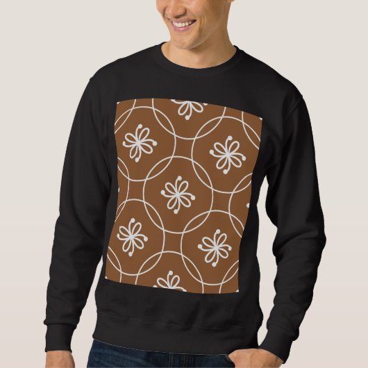 Bloemen geometrisch: kunstpatroon. trui (Voorkant)