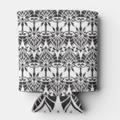 Bloemen Geometrisch naadloos patroon. Blikjeskoeler (Achterkant)