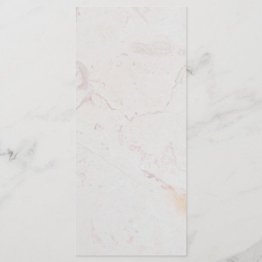 Bloemen Geometrische Marmer Goud en Orchideeën Bru Menu (Achterkant)